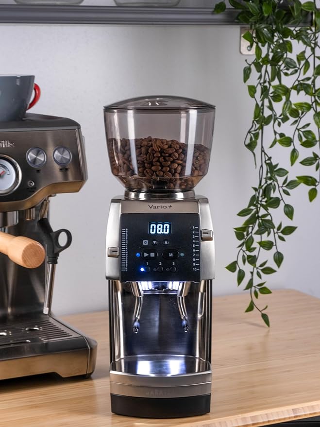 Baratza Vario+ Coffee Grinder – 230V (Black) Flat Burr Precision with  Programmable Dosing