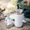 Toddy® Go Brewer – White Stainless Steel Cold Brew Coffee Maker – Portable & Compact, BPA-Free, Easy to Use for Smooth & Flavorful Cold Brew Coffee