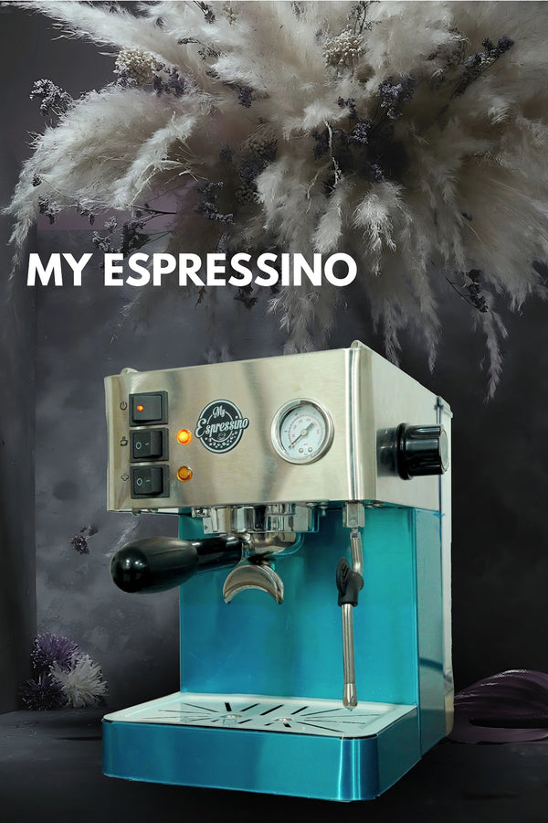MYESPRESSINO  Semi-Automatic Espresso Machine – Sleek Stainless Steel Design for Perfect Brews